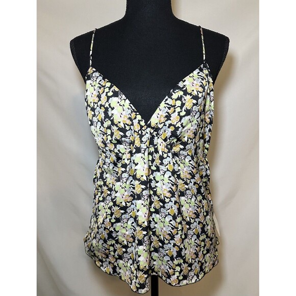 FREE PEOPLE Gardenia Printed Lightweight Cami Floral Top SIZE LARGE NWT - Picture 4 of 11
